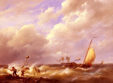 ウィレム A シー ピース ヘルマナス SNR ケッコック シースケープ ボート Oil Paintings